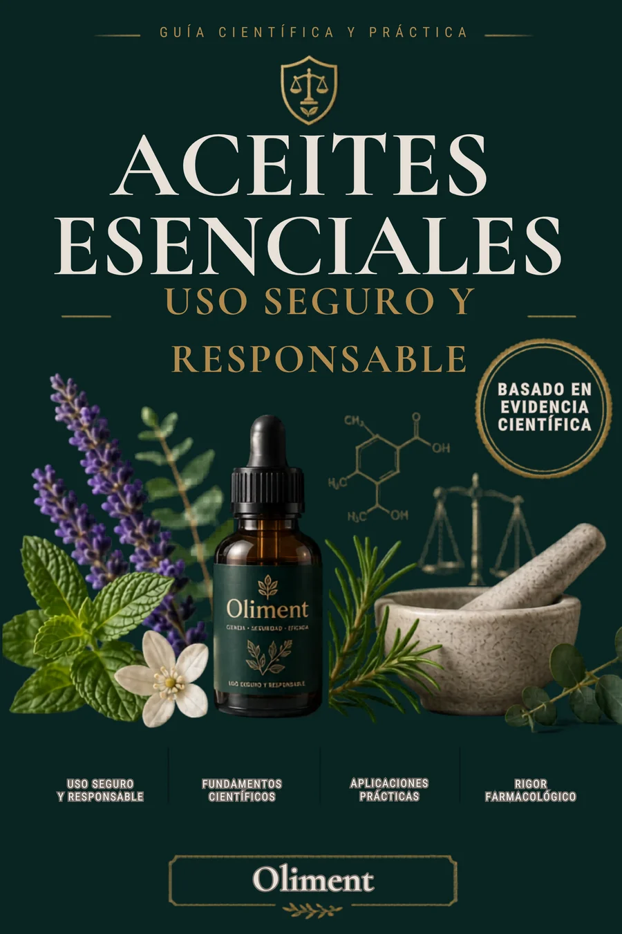 Portada del libro Aceites Esenciales: Uso Seguro y Responsable