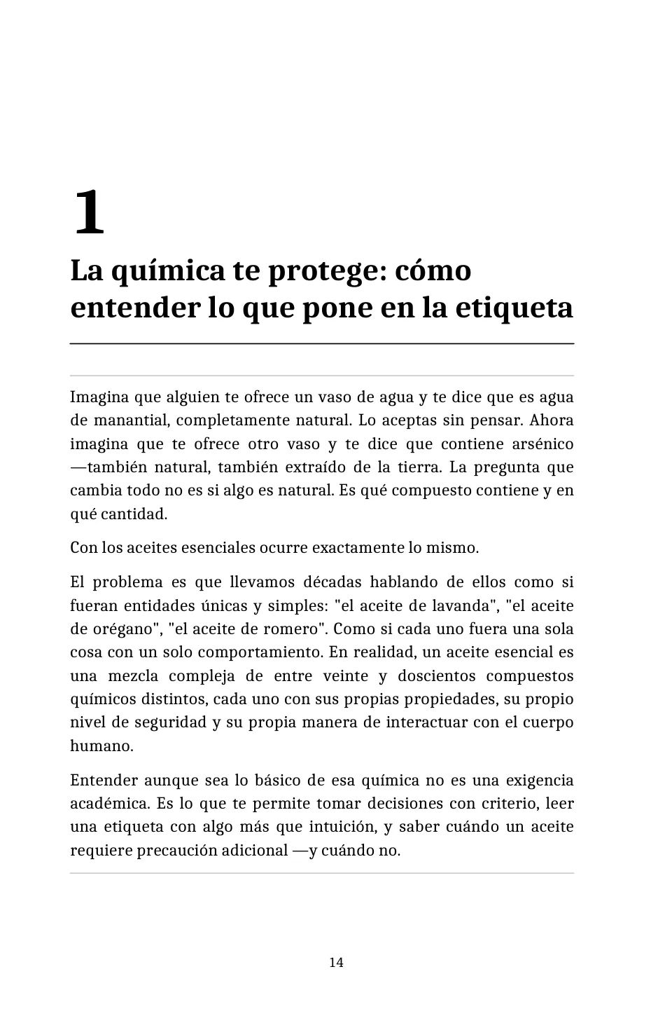 Capítulo 1: La química te protege